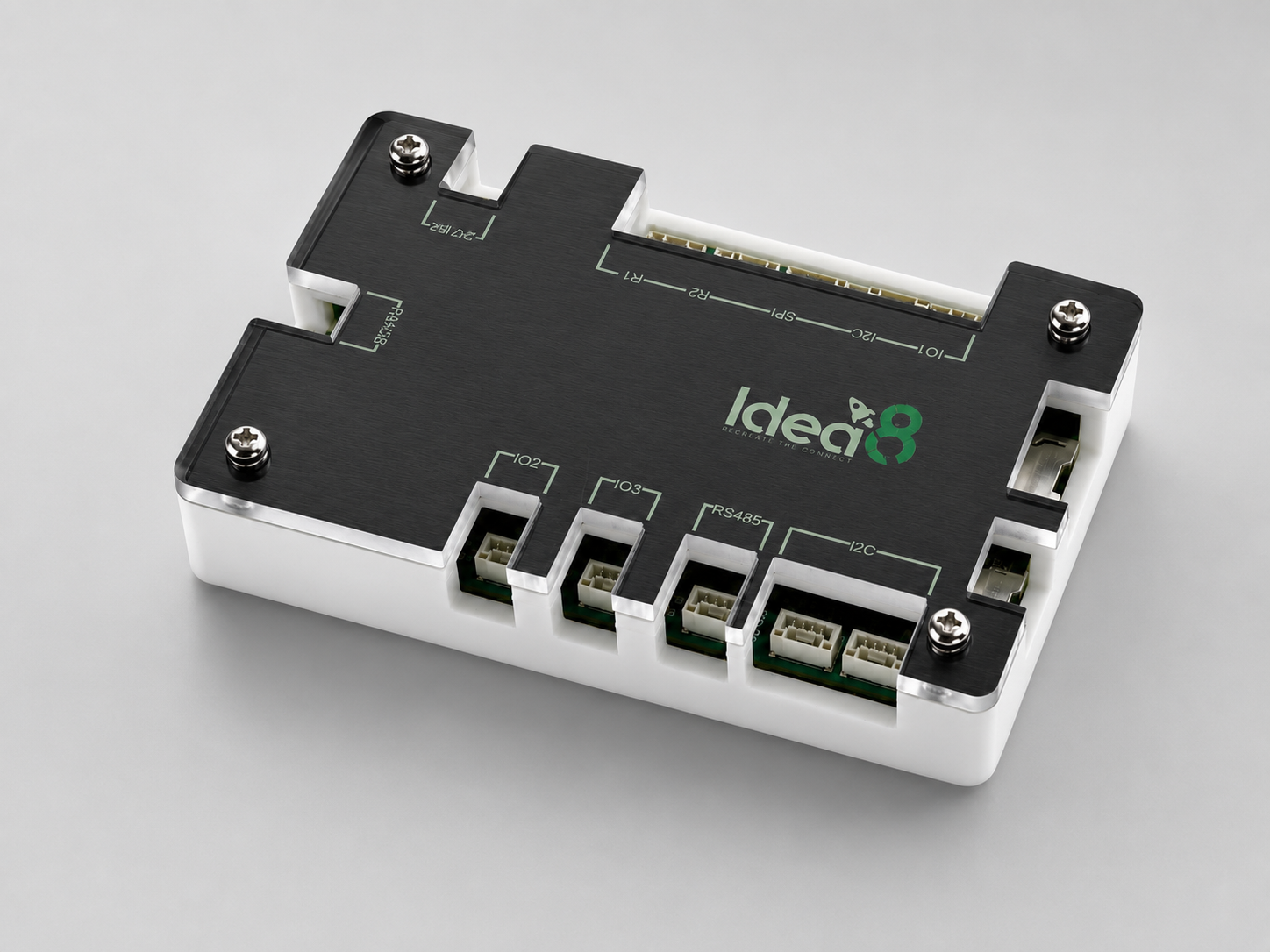 IntelliFactory machine interface module with sensor and communication ports