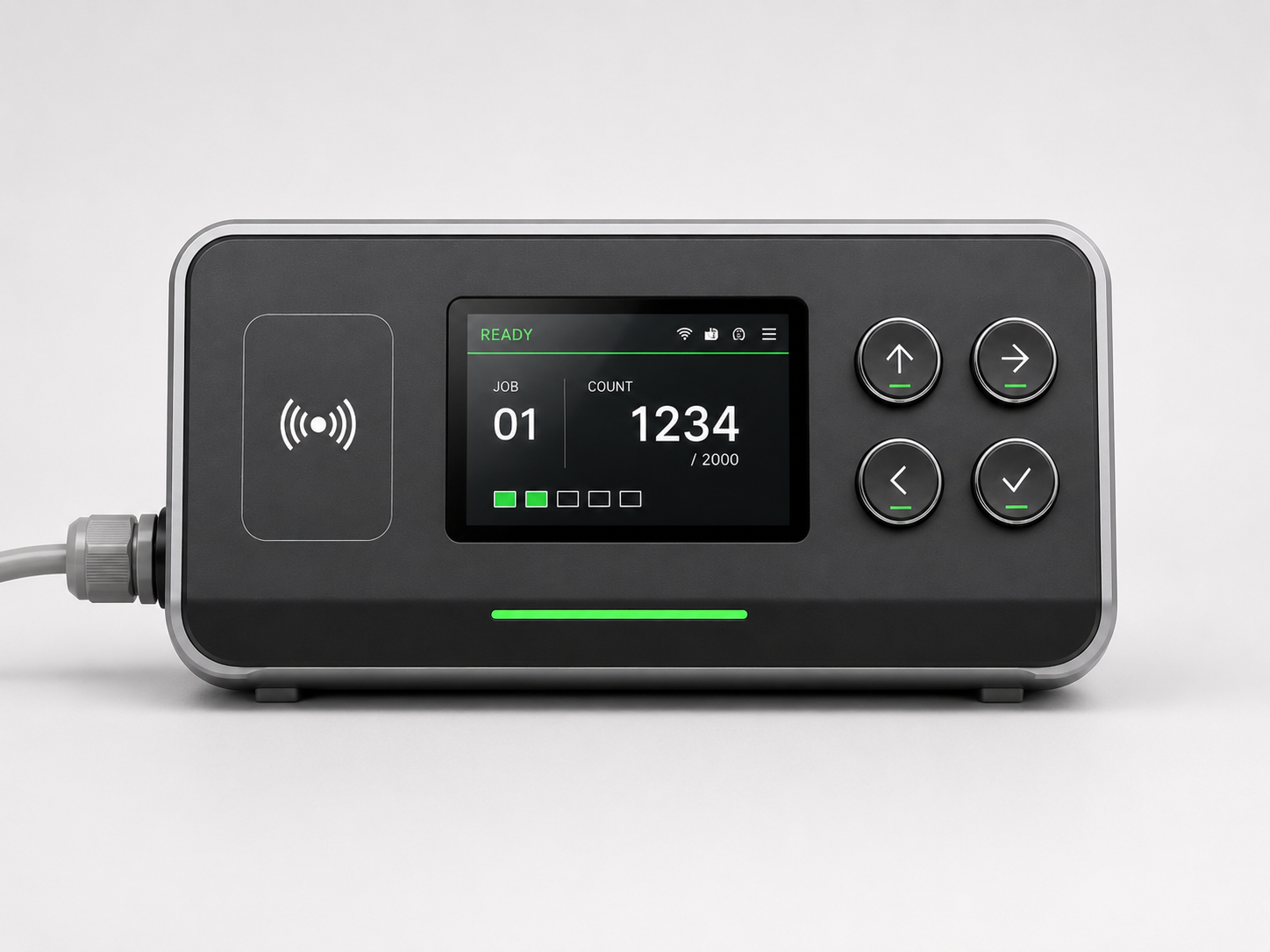 Operator Control Unit with smart display, buttons and NFC reader